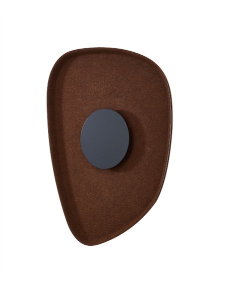 Aplique de pared Acustic - Mantra - Lámpara acústica de diseño orgánico, acabado café