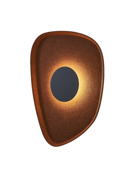 Aplique de pared Acustic - Mantra - Lámpara acústica de diseño orgánico, acabado café