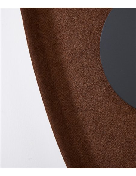 Aplique de pared Acustic - Mantra - Lámpara acústica de diseño orgánico, acabado café