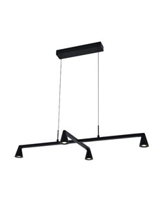 Lámpara colgante África - Mantra - Lámpara negra con 4 luces 2