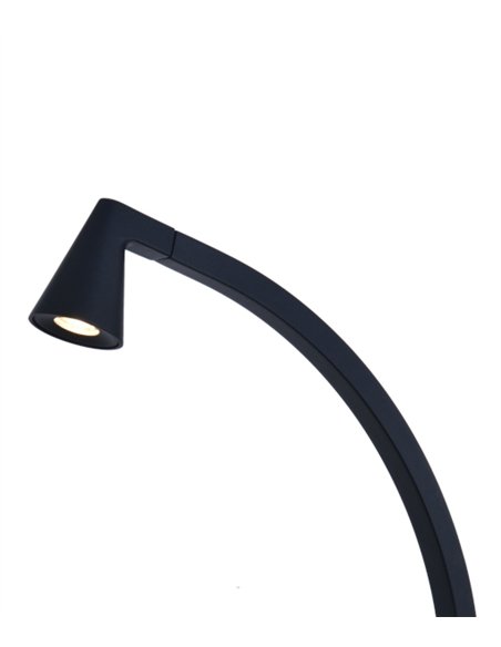 Lámpara de mesa África - Mantra - Lámpara negra curvada