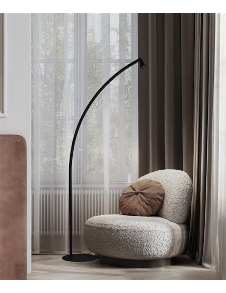 Lámpara de pie África - Mantra - Diseño curvo