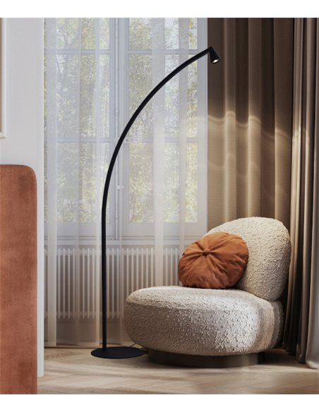Lámpara de pie África - Mantra - Diseño curvo
