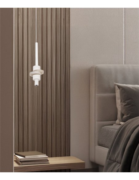 Lámpara colgante Betty - Mantra - Pantalla de alabastro