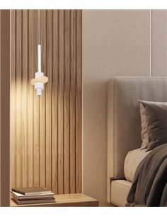 Lámpara colgante Betty - Mantra - Pantalla de alabastro