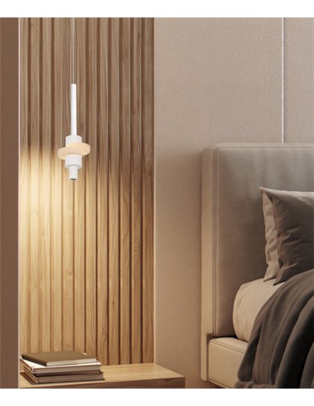 Lámpara colgante Betty - Mantra - Pantalla de alabastro