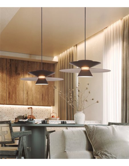 Lámpara colgante Estrella - Mantra - Lámpara moderna tipo platillo