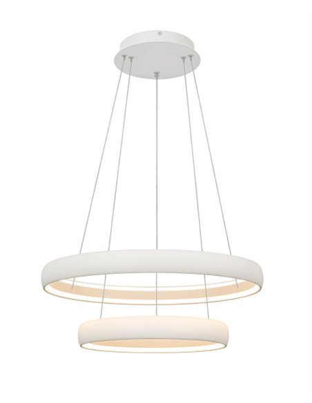 Lámpara colgante Flats - Mantra - Lámpara moderna con doble aro LED