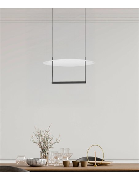 Lámpara colgante Sun II - Mantra - Lámpara LED circular de disco ultrafino