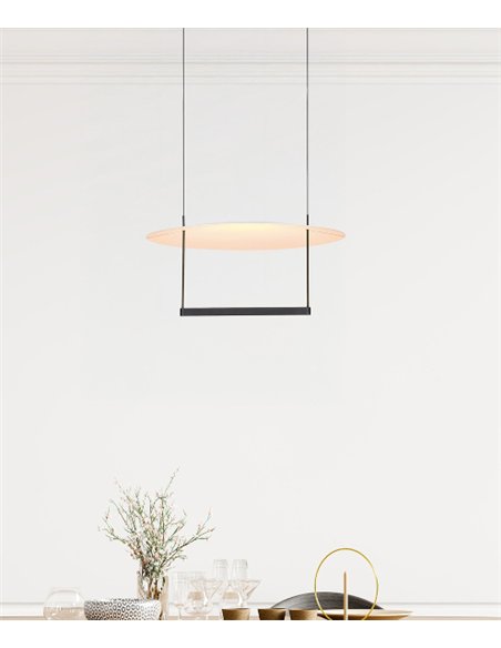 Lámpara colgante Sun II - Mantra - Lámpara LED circular de disco ultrafino