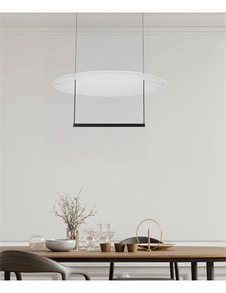 Lámpara colgante Sun II - Mantra - Lámpara LED circular de disco ultrafino