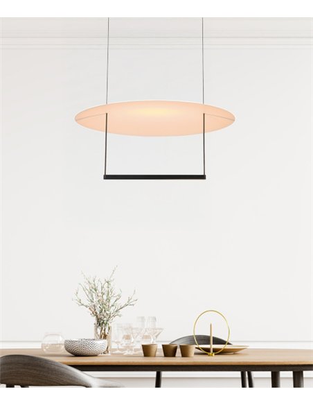 Lámpara colgante Sun II - Mantra - Lámpara LED circular de disco ultrafino