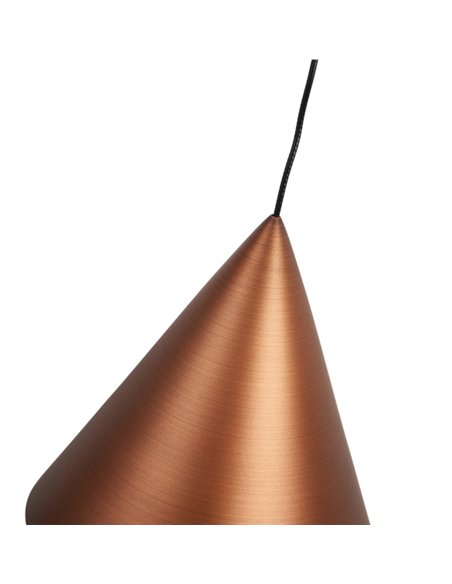 Lámpara colgante Cono - Mantra - Lámpara moderna con pantalla cónica metálica