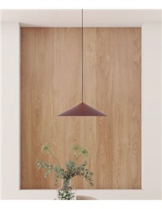 Lámpara colgante Cono - Mantra - Lámpara moderna con pantalla cónica metálica