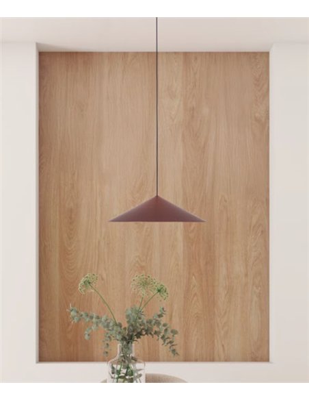 Lámpara colgante Cono - Mantra - Lámpara moderna con pantalla cónica metálica