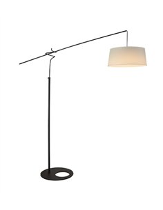 Lámpara de pie Ruti - Mantra - Lámpara tipo arco con pantalla de tela