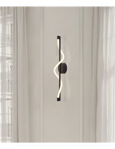 Aplique de pared Fugaz - Mantra - Aplique LED moderno de diseño espiral