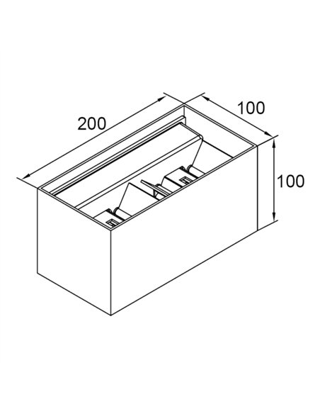 Aplique de pared Davos 24W - Mantra - Lámpara con luz bidireccional regulable
