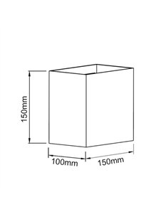 Aplique de pared Davos 20W - Mantra - Lámpara LED cuadrada con haz de luz regulable 2