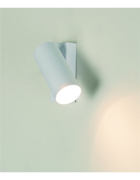 Aplique de pared Nazaré - Mantra - Lámpara de diseño cilíndrico orientable