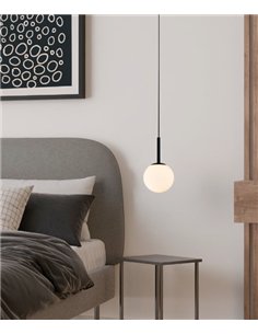 Lámpara colgante Puebla - Mantra - Lámpara moderna con globo de vidrio