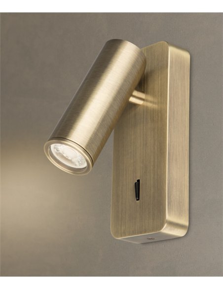 Aplique de pared Notte - Mantra - Foco LED orientable de lectura