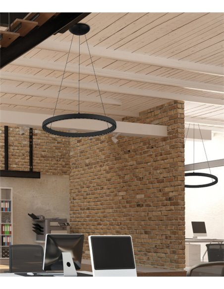 Lámpara colgante Riumar - Mantra - Lámpara LED tipo aro con doble iluminación