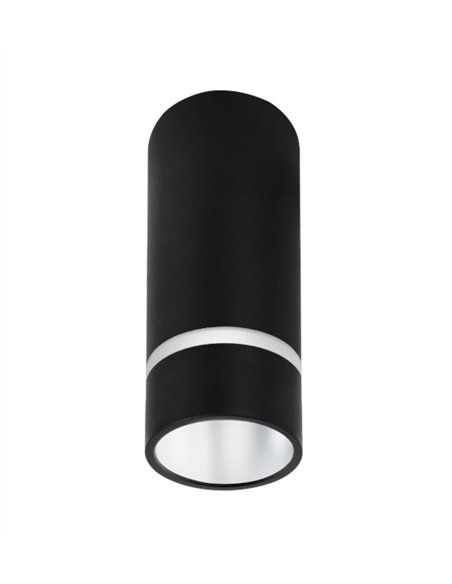 Foco de superficie Split - Mantra - Plafón de techo cilíndrico LED