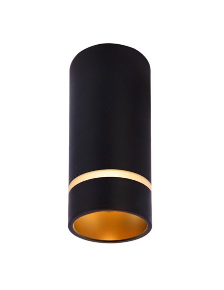 Foco de superficie Split - Mantra - Plafón de techo cilíndrico LED