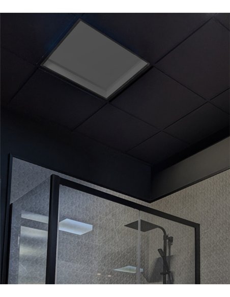 Plafón de techo empotrable Blue Sky - Mantra - Lámpara cuadrada efecto cielo/claraboya