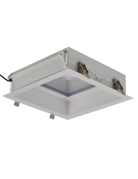 Plafón de techo empotrable Blue Sky - Mantra - Lámpara cuadrada efecto cielo/claraboya