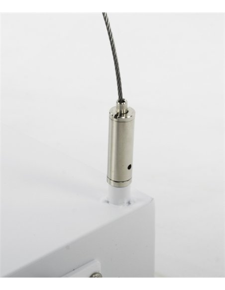 Plafón de techo empotrable Blue Sky - Mantra - Lámpara cuadrada efecto cielo/claraboya