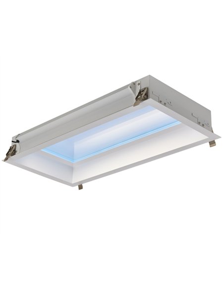 Lámpara empotrable de techo Blue Sky - Mantra - Plafón rectangular efecto cielo/claraboya