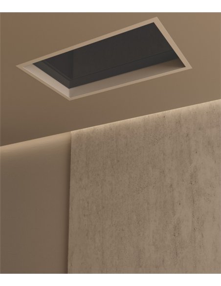 Lámpara empotrable de techo Blue Sky - Mantra - Plafón rectangular efecto cielo/claraboya