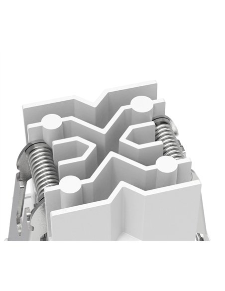 Foco empotrable Blau - Mantra - Downlight empotrable cuadrado