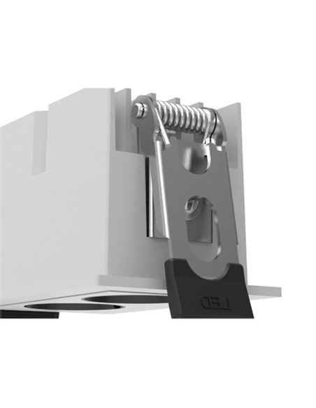 Downlight empotrable Blau - Mantra - Foco de techo empotrable doble