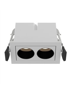 Downlight empotrable Blau - Mantra - Foco de techo empotrable doble