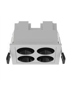 Foco de techo empotrable Blau - Mantra - Foco empotrable cuadrado de 4 luces 2