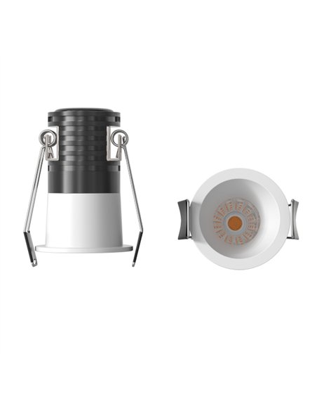 Downlight de techo Cane - Mantra - Foco LED empotrable redondo