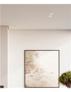 Downlight empotrable Nasao - Mantra - Panel LED circular empotrable ultrafino