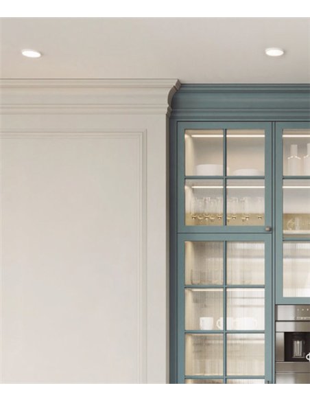 Downlight empotrable Eilat - Mantra - Panel LED circular empotrable ultrafino