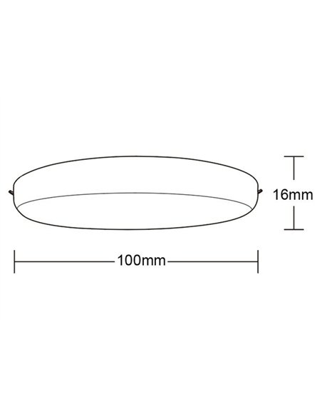 Downlight empotrable Algarve - Mantra - Foco LED redondo para techo
