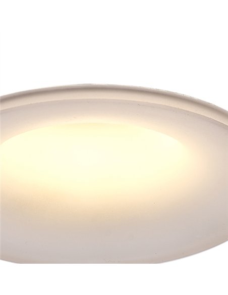 Foco de techo Lagos - Mantra - Foco empotrable blanco