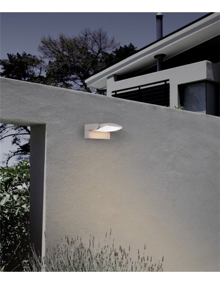 Aplique de pared de exterior Hood - Mantra - Lámpara moderna con cabezal orientable