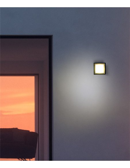 Lámpara de exterior Creek - Mantra - Aplique de pared cuadrado