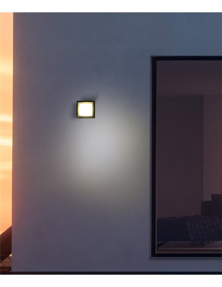 Lámpara de exterior Creek - Mantra - Aplique de pared cuadrado