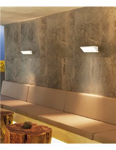 Aplique de pared de exterior Creek - Mantra - Lámpara rectangular para iluminación de fachada