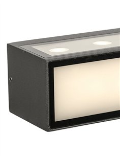 Aplique de exterior Cancun - Mantra - Lámpara rectangular con doble luz 2