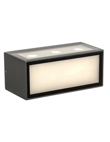 Aplique de exterior Cancun - Mantra - Lámpara rectangular con doble luz