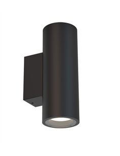 Aplique de pared de exterior Pere - Mantra - Lámpara exterior cilíndrica con doble luz, GU10